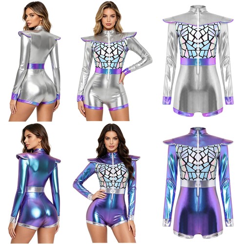 Women catsuit rave outfit - uk,