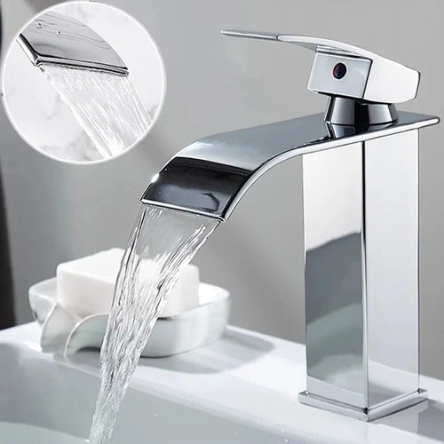 Square waterfall cloakroom - waterfall,