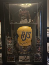 Billy Joe Saunders Autographed Boxing Glove Display Framed & COA