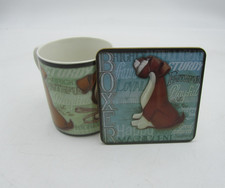 Boxer Dog - Dean Kendrick Pedigree Pals & Matching Coaster