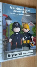 Vintage Jean Greenhowes Mascot Dolls Knitting pattern for figures