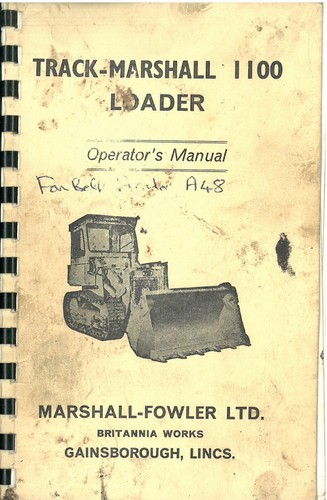 Track marshall 1100 - track, crawler