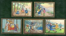 Selection of Chinese cigarette cards CHINA medium size Mythology #628