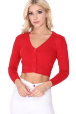 YEMAK Women's Cropped Bolero