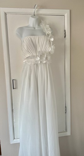 Corset back ivorywedding dress - back,