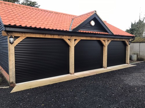 Black electric roller garage - roller,