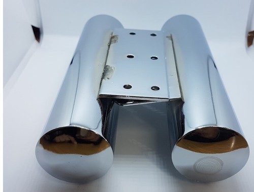Chrome silver metal tube - silver,