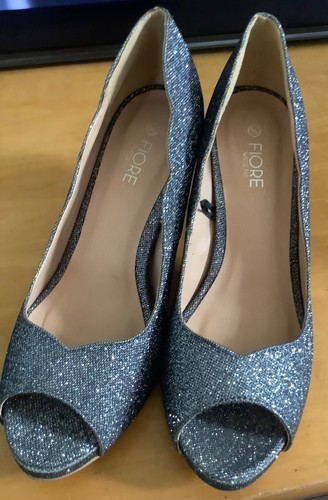 Fiore wide fit dark sparkly