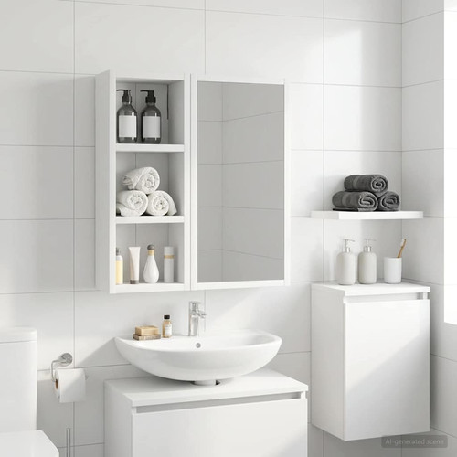 Bathroom cabinet white - cabinet,