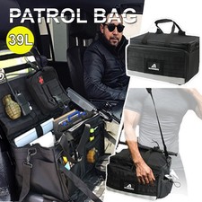 Patrol Bag Military Car Seat Organizer Storage Police Duty Tactical Gear Molle A