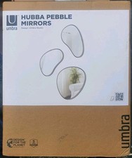 Umbra Hubba Pebble Mirrors, Set of 2 (Description)