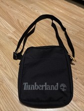 Timberland Crossbody Black Bag - Mens/Boys Zip fastening