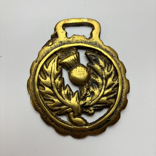 Vintage brass horse - brass,