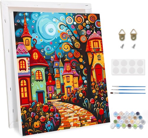 Acrylic paint numbers kit - acrylic,