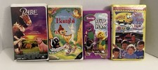 Kids VHS Tapes Set Of 4