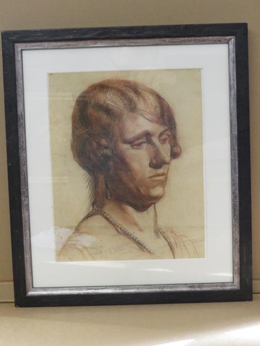 Signed edwardian portrait - signed,