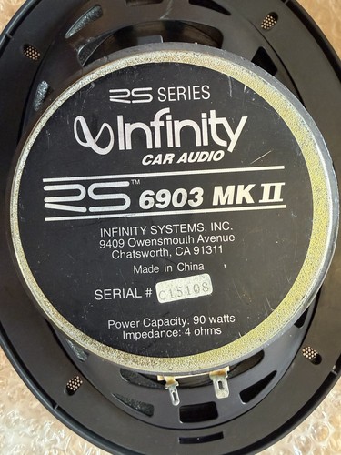 Infinity reference series - infinity, rs