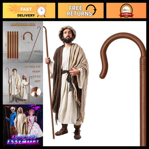 Adjustable shepherd staff - 63",