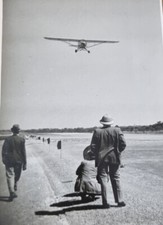 ORIGINAL LATE 1940s AIRCRAFT PHOTO PIPER CUB NORTHERN RHODESIA AIR RALLY 15x10cm