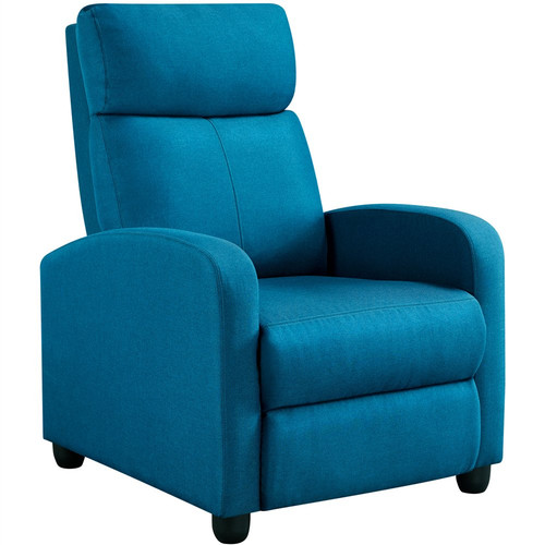 Upholstered reclining sofa - reclining,
