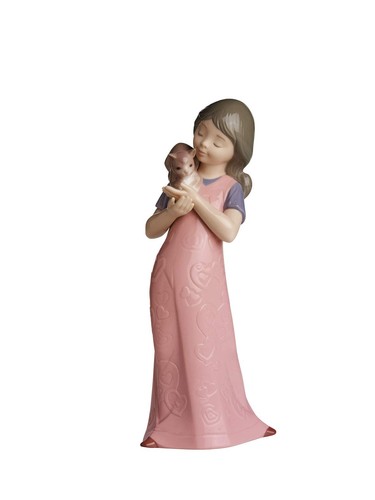 Nao kitty cuddles porcelain - nao,