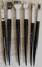RARE, VINTAGE UK-MADE AUTOMATIC LETTERING PENS, CALLIGRAPHY, VARIOUS SIZES -USED