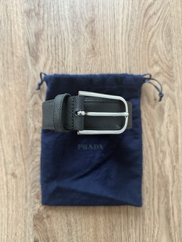 Prada men black leather - prada, men’s