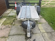 MOTORBIKE TRAILER  SINGLE ALUMINIUM FLATBED
