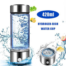 Hydrogen Water Bottle 420ml Portable Hydrogen Rich Generator Water Ionizer Maker