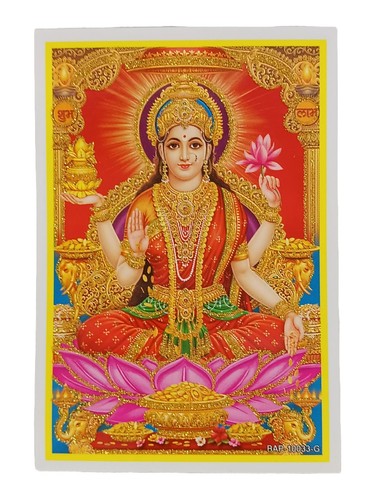 Lakshmi hindu goddess glossy - hindu,