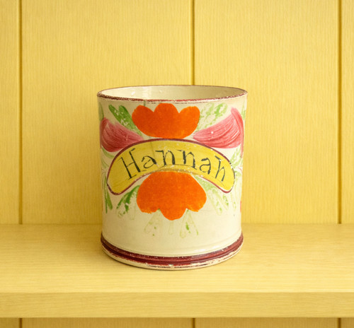 Rare 19th century mug hannah - mug,