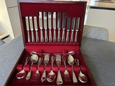 44-Piece Canteen of Cutlery In Wooden Box