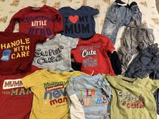 Lovely bundle of boys clothes 12-18 months I love mummy clothing