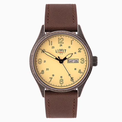 Limit classic 43mm mens round - mens,