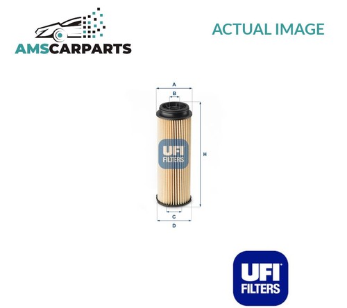 Engine oil filter 2525200 ufi - oil,