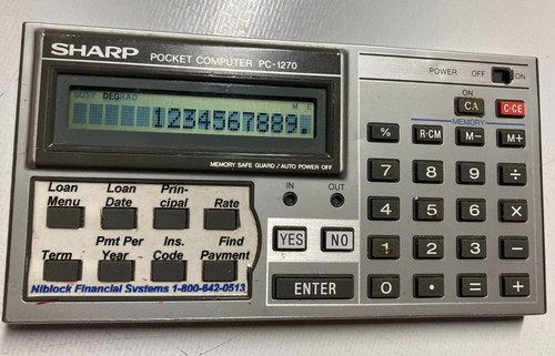 Pocket computer sharp - computer,,