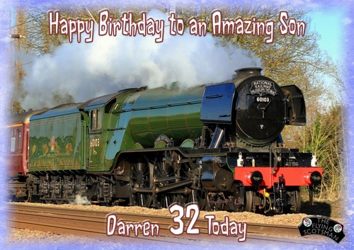 Personalised birthday card