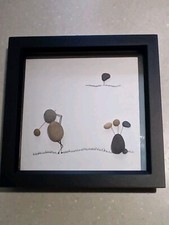 Golf People Pebble/ Art Wall