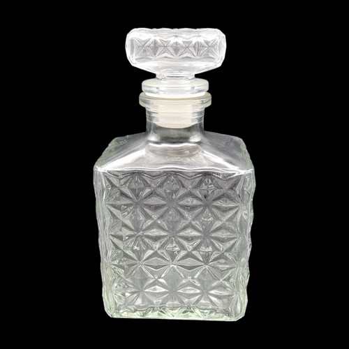 Glass decanter french - glass,