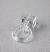 10X Clear Clip Ring Roman Blind Safety Device - for 4mm Rod