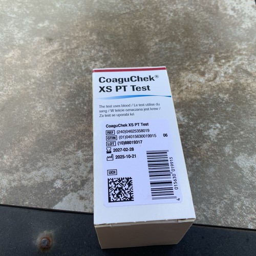 Coaguchek test strips - pt,