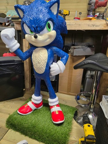 Printed sonic hedgehog - 3d,