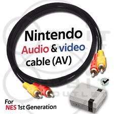Nintendo NES AV Cable TV Lead Composite Video Audio RCA Lead Component 1st Gen