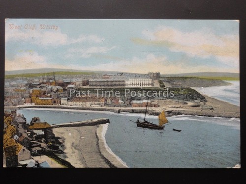 Yorkshire whitby west cliff - yorkshire,