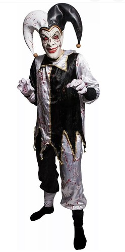 Evil harlequin costume - evil,