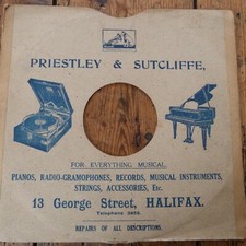 10" 78 rpm gramophone record