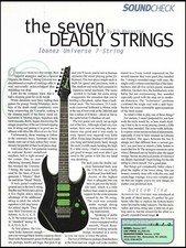 Ibanez universe string - ibanez, 7-string