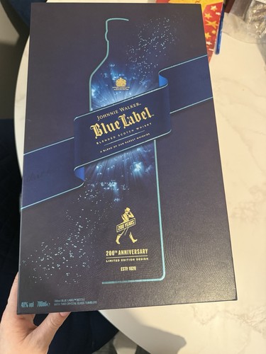Johnnie walker blue - johnnie, label