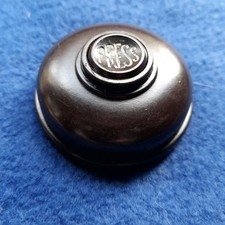 ART DECO  ORIGINAL GOLTONE VINTAGE BAKELITE ELECTRIC DOOR BELL PRESS PUSH BUTTON