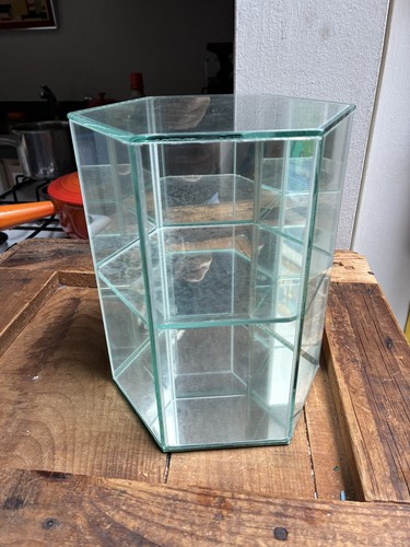 Vintage glass mirror - glass, &